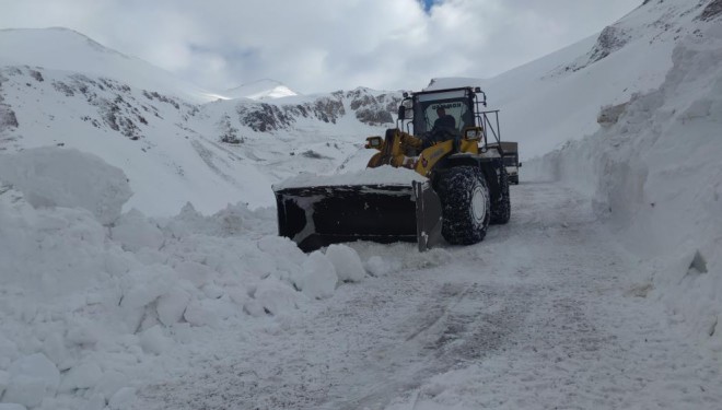 Türkiye'nin büyük bir bölümü ilkbaharı karşılarken Van’da karla mücadele sürüyor