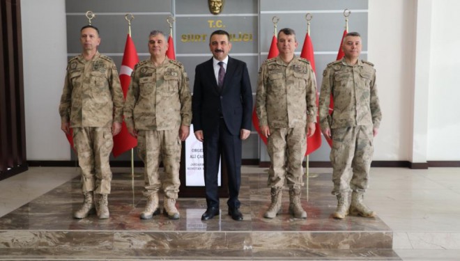Jandarma Genel Komutan Yardımcısı Orgeneral Ali Çardakcı, Siirt'te incelemelerde bulundu