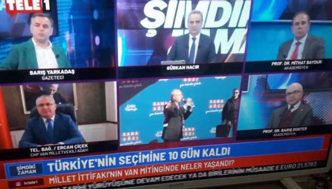 CHP Van Adayı Ercan Çiçek, TELE 1 Yayınında İddialı Konuştu