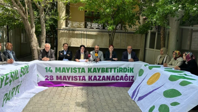 Yeşil Sol Partisi  Van kamuoyuna özeleştiri verdi