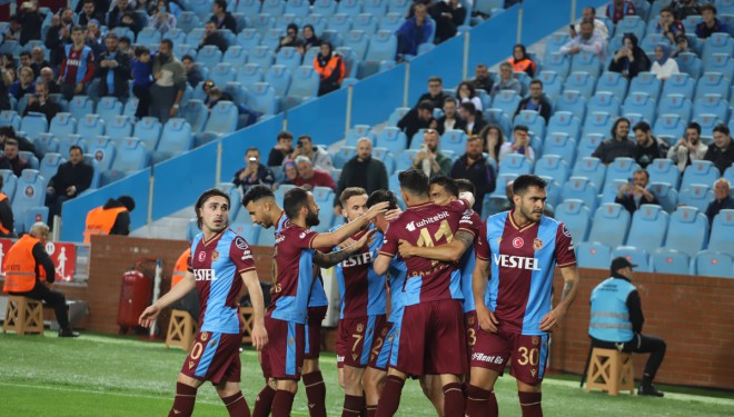 Trabzonspor, Fatih Karagümrük'ü 4-1 mağlup etti