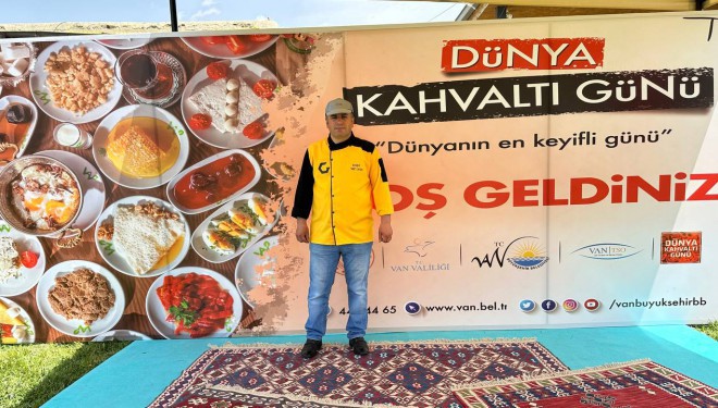 Kendini Van Kahvaltısına adayın bir isim: Ahmet Cintan