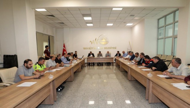 Van Belediyesi Haziran ayı UKOME toplantısını yaptı