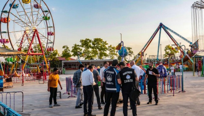 Van’daki lunaparklar denetlendi