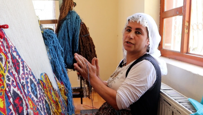 Vanlı kadınlar geleneksel kilimlere yeniden hayat veriyor: Gûlsarya, Lûleper, Sînan...