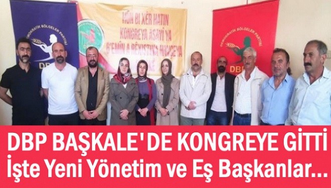 DBP Başkale'de kongreye gitti