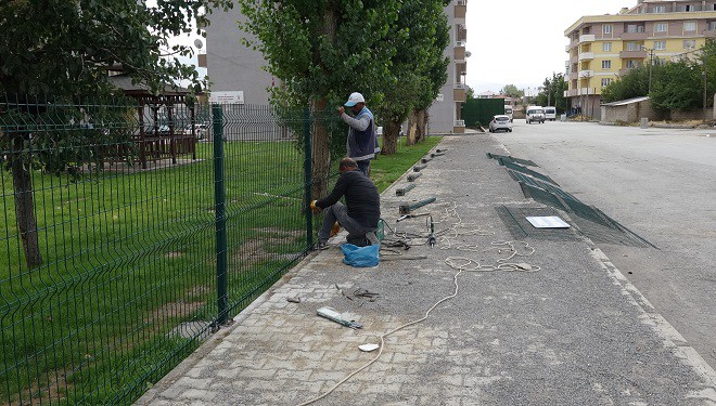 Muradiye atık malzemelerden engelsiz park için çalışmalar başladı