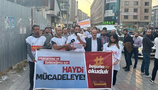 TMMOB Van: Siyasi baskı ve sürgün tehdidi altındayız