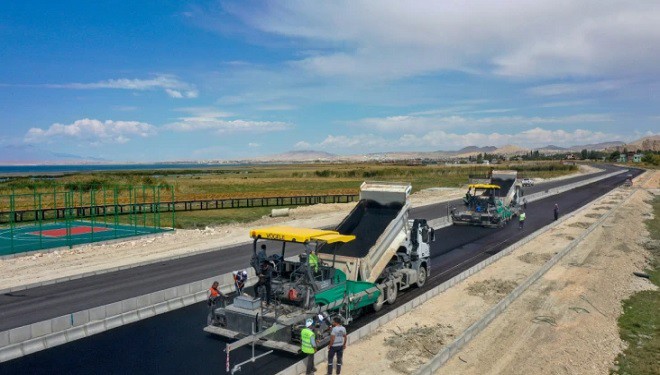 Van Sahil Yolu'nda sona doğru
