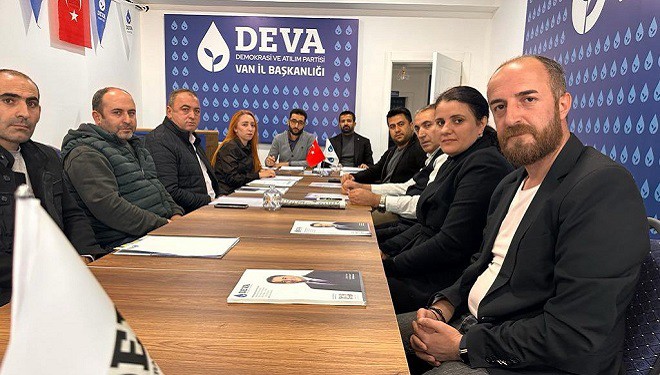 DEVA Partisi’nde Van teşkilatında yeni görev dağılımı