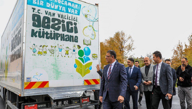 Van'da 'Gezici Kütüphane' hizmetlerine başladı