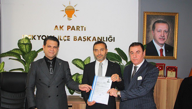 İş insanı Çetin Ebinç, aday adaylık başvurusunda bulundu