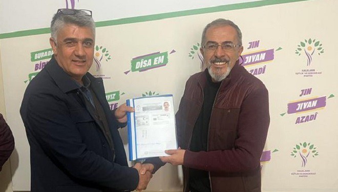 Servet Aktaş, HEDEP Aday Adaylığı Başvurusu yaptı