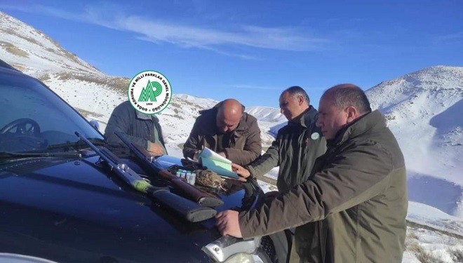 Van'daki avcılar DKMP ekipleri tarafından kontrol edildi