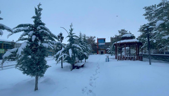 Muradiye’de kar yağışı hayatı olumsuz etkiledi
