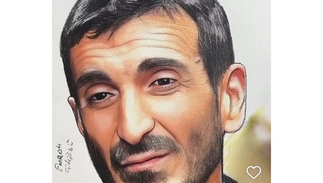 Vanlı ressam Filozof Ramazan Hoca’yı çizdi