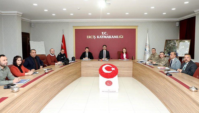 Erciş'te 'seçim koordinasyon ve güvenliği toplantısı' düzenlendi