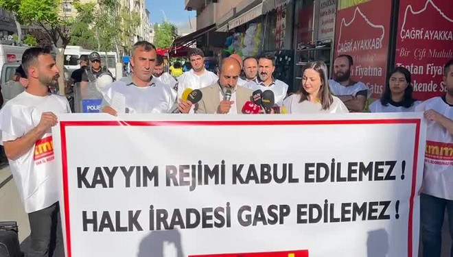 TMMOB Van Şubesinden ''kayyum'' tepkisi