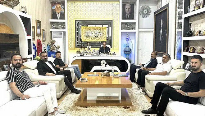 Yeni Başkan Temel'den, Kandaşoğlu'na ziyaret