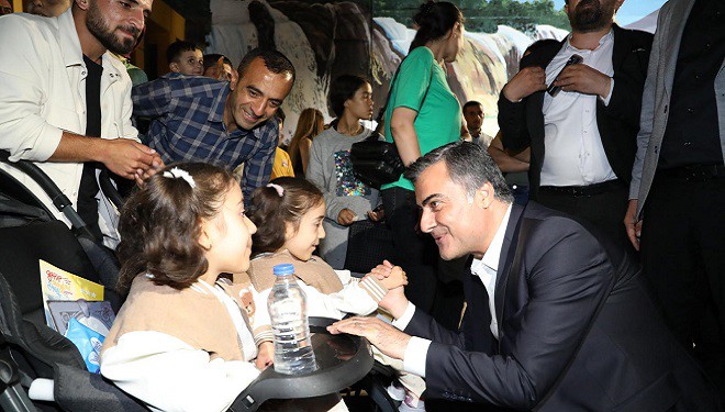 Van Büyükşehir Belediyesi'nden SMA’lılar yararına açık hava etkinliği