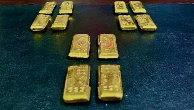 Van’da 43 kilo 865 gram külçe altın ele geçirildi