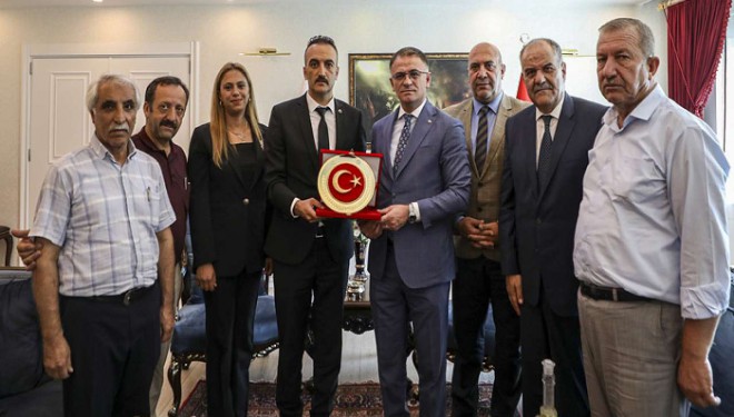 Türk Eğitim Sen Van Şubesi, Vali Balcı'yı ziyaret etti