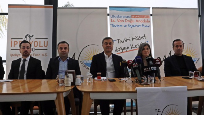 14’üncü Van Doğu Anadolu Turizm ve Seyahat fuarı tanıtıldı
