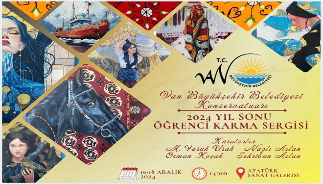 VBB Konservatuarı öğrencilerinden karma resim sergisi