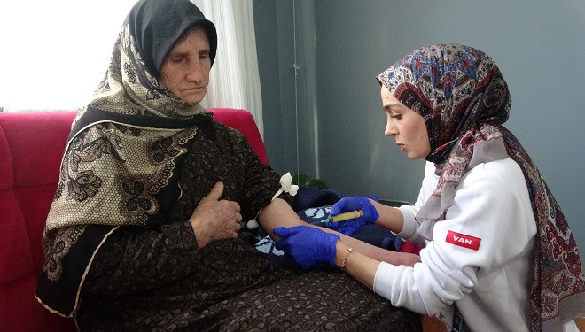 Van'da 25 bin hasta evde sağlık hizmetinden yararlandı