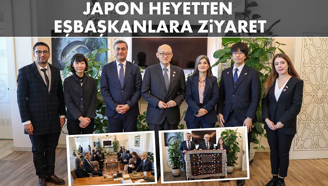 Japon heyetten VBB Eşbaşkanlarına ziyaret