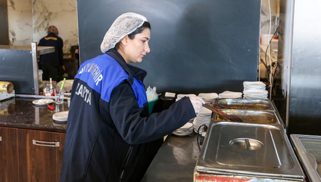 VBB zabıtası kahvaltı salonlarını denetledi