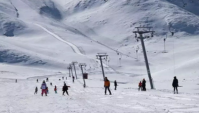 Abalı Kayak Merkezi sezonu açtı