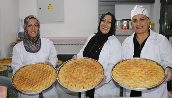 Van'da ev baklavalarına