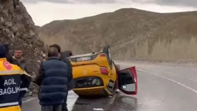 Van-Hakkari karayolunda kaza!