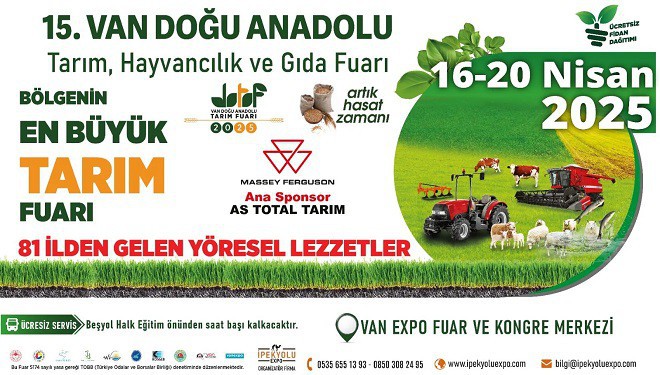 Van Tarım Fuarı 15'inci kez kapılarını açıyor