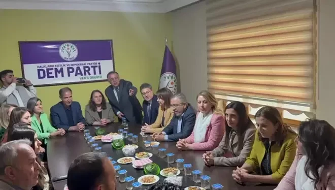 CHP'nden DEM Parti Van İl Başkanlığı’na ziyaret