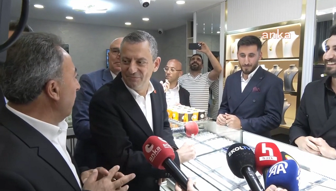 Özgür Özel'in Van'da kuyumcu esnafı ile diyaloğu gündem oldu
