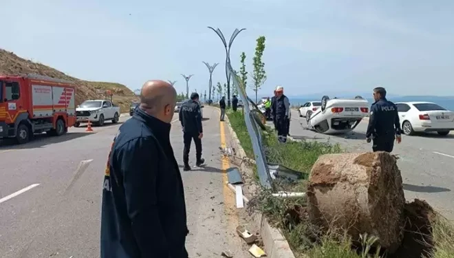 Van’da trafik kazası