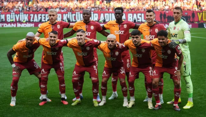 Süper Lig'de şampiyon Galatasaray