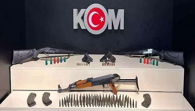 Van'da sosyal medyada silah paylaşımı yapanlara operasyon