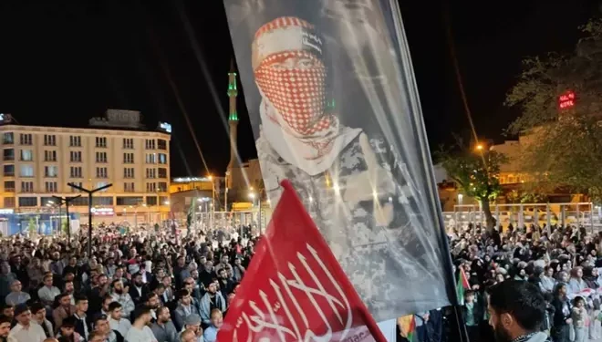 Van’da Filistin’e destek yürüyüşü düzenlendi