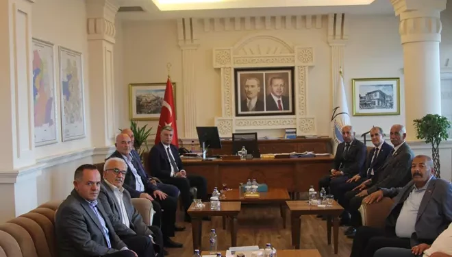 MHP Van İl Başkanı Güngöralp’ten Genel Sekreter Akhan’a hayırlı olsun ziyareti 