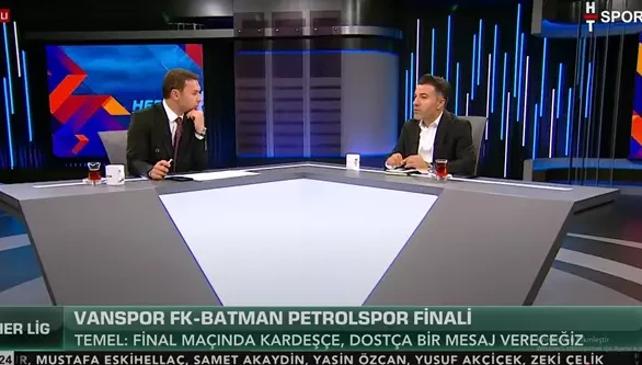 Vanspor FK Başkanı Erol Temel HT Spor Canlı Yayınına katıldı