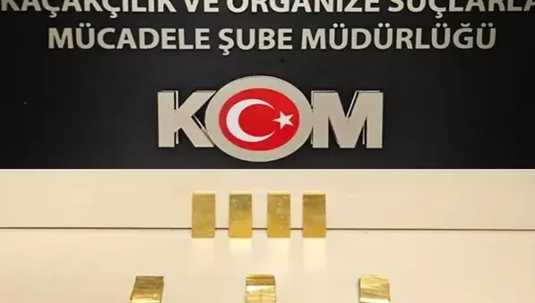Van'da piyasa değeri 30 milyon TL olan 7 kilo külçe altın ele geçirildi