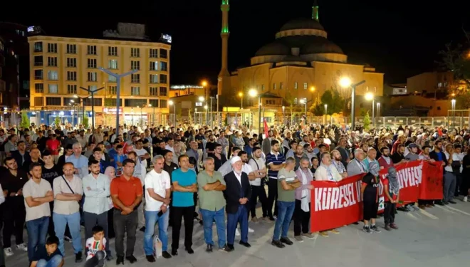 Van’da Gazze için küresel yürüyüş