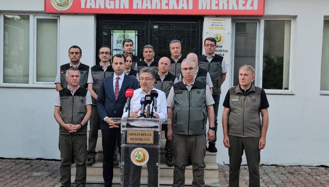 Bakan Yumaklı: "Sadece izmarit atılması sebebiyle 81 yangın çıktı