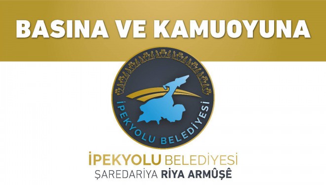 İpekyolu Belediyesi’nden "temizlik soruna" ilişkin açıklama!