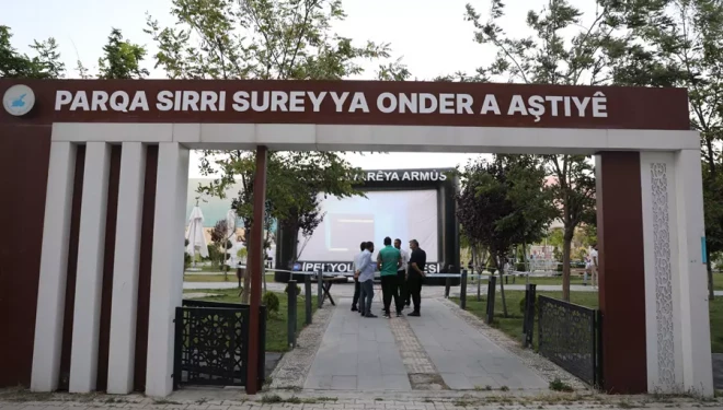 Sırrı Süreyya Önder'in ismi Van'da İpek Parkı'nda yaşatılacak