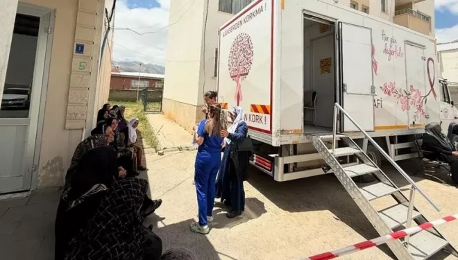 Başkale’de erken tanı için kanser taraması yapılıyor