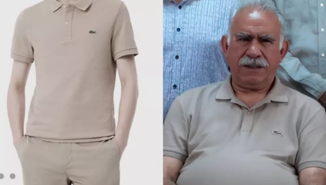 Öcalan’ın Lacoste tişörtü Twitter’da TT oldu